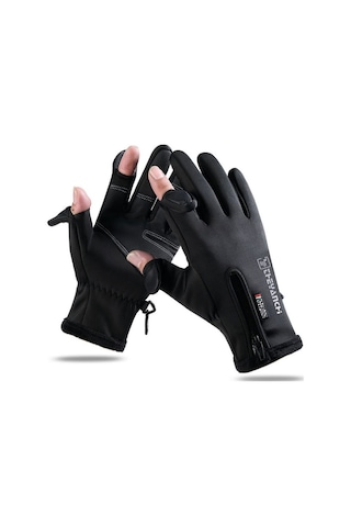 Unisex Windproof Dokunmatik Ekran Su İtici Kışlık Eldiven 001