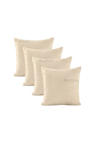 Dekoratif 4'lü Kırlent Yastık Kılıfı Seti - 42 X 42 Cm - Sarı