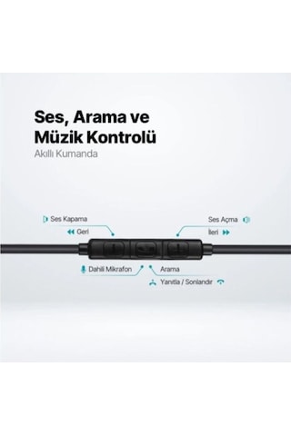 Typc-e Girişli Ttec Rio Usb-c Stereo Mikrofonlu Kulakiçi Kulaklık Siyah Uyumlu Diğer