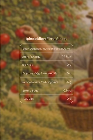 Elma Sirkesi-250 Ml