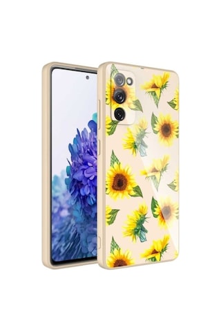 Galaxy S20 Fe Kılıf Kamera Korumalı Desenli Sert Silikon Zore Epoksi Kapak NO2