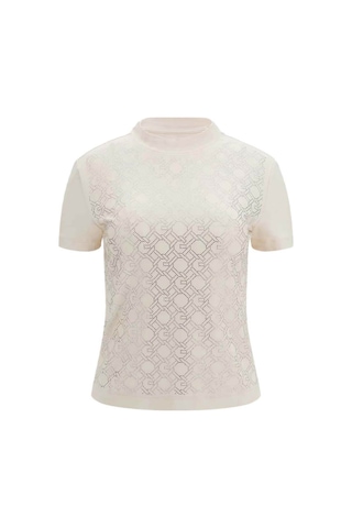 Guess Kadın T-shirt Krem