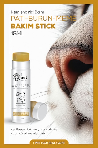 Kedi Köpek Pati Bakım Kremi, Stick Doğal Nemlendirici Çatlak Giderici