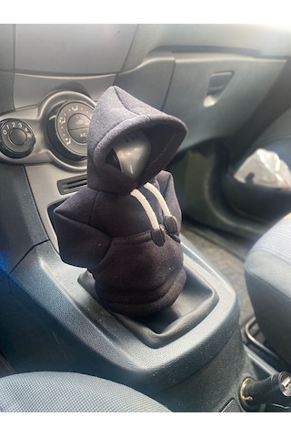 Vites Poları - Her Araca Uyumlu Vites Süsü Vites Hoodie Araç Aksesuarı Siyah