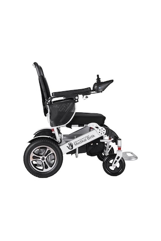 Ekonomik Lityum Pilli Hafif Akülü Tekerlekli Sandalye Uzaktan Kumandalı Ve Tek Hareketle Katlanabilir