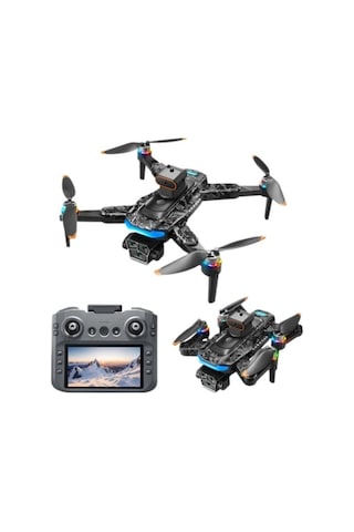 T2 Pro Drone 4k Üç Kameralı Gps Wifi Fpv 360 Engel Algılama Büyük Ekran Kumandalı Katlanabilir Drone-1597
