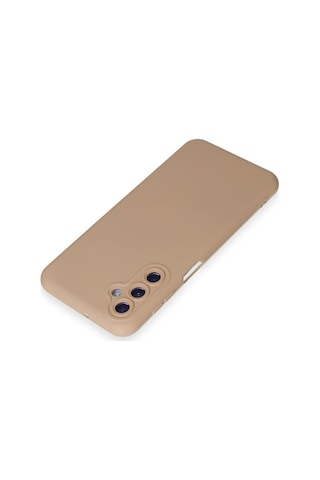 Uray Store Samsung Galaxy Uyumlu M14 5g Kılıf Nano İçi Kadife Silikon - Pudra