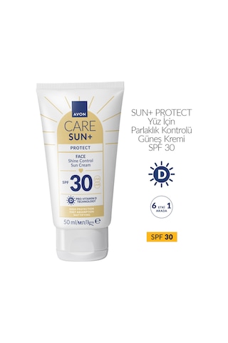 Avon Sun+ Protect Yüz İçin Parlaklık Kontrolü Güneş Kremi SPF30 50 ML