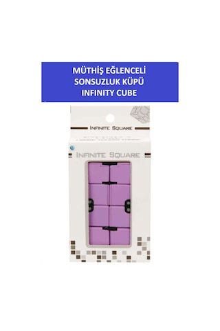 Sonsuzluk Stress Küpü - Infınıty Cube - Renk:mor