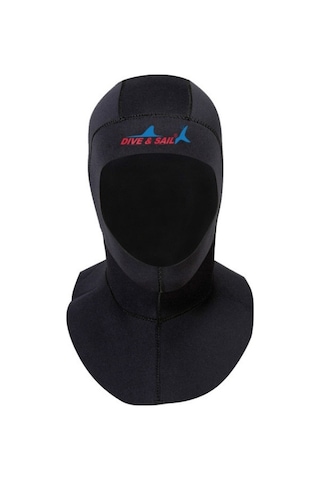 Dıve & Saıl Dh-006 3mm Omuz Sıcak Dalış Şapkası Sörf Şnorkel Güneş Koruyucu Su Geçirmez Dalış Başlığı, : M Siyah
