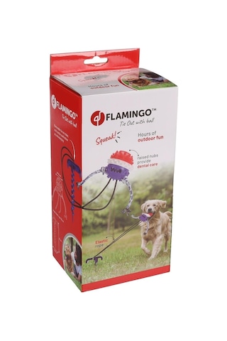 Flamingo Gazo Kazıklı İpli Çekme Topu / Sesli
