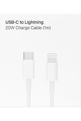 Usb-c To Lightning 20w Hızlı Şarj Ve Data Kablosu 1 Metre