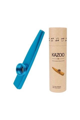 Mk-01b Metal Kazoo Kutulu Alüminyum Alaşım Mavi