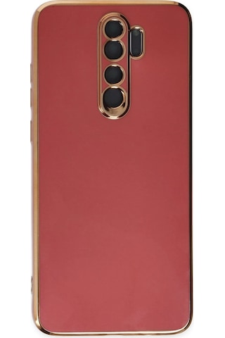 Newface Xiaomi Redmi Note 8 Pro Kılıf Volet Silikon Glblseme - 64 - Kırmızı