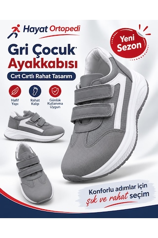 Özpınarcı Deri Ve Confort Spor Ayakkabı Gri