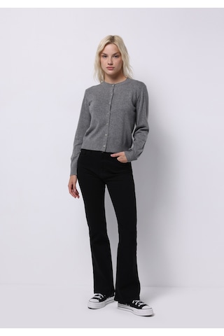 Colin's Colins Slim Fit Kadın Gri Hırka Cl1076473 Q1.v1 Mga Gri Melanj