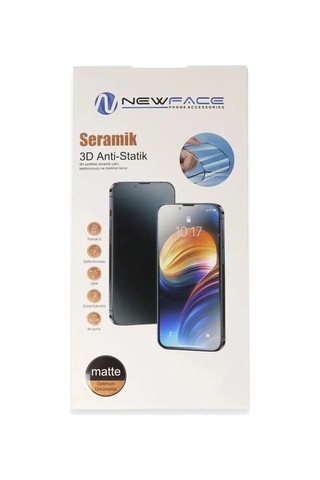 Mey İthalat iPhone Uyumlu 16 3d Antistatik Mat Seramik Nano Ekran Koruyucu