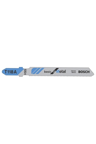Bosch Metal Kesim Dekupaj Testere Bıçağı Bıçak T118A