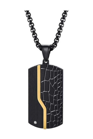 Novahub Altın Gümüş Paslanmaz Çelik Köpek Künyesi Kolye, Erkek Kaldırım Zinciri 2mm 45cm Altın