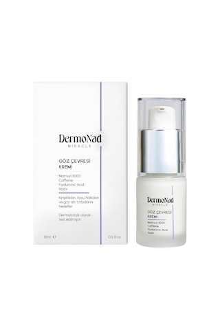 Göz Çevresi Kremi Kırışıklık Ve Koyu Halka Karşıtı 15 Ml Nad+ Matrixyl3000, Caffeine,hyalüronik Asit