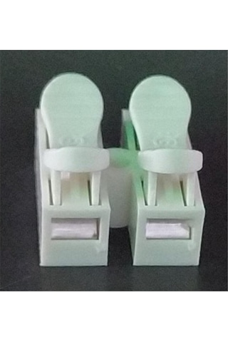 Vidasız Basmalı 2 Li Klemens 10 Adet