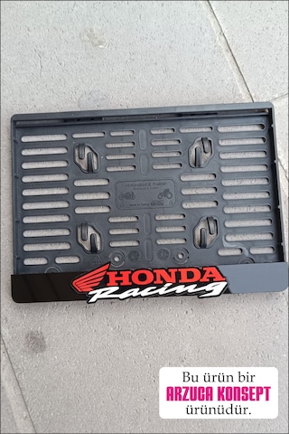 Motosiklet Plakalığı - Honda Racing Motor Plakalığı Honda Honda Racing Motor Plakalık