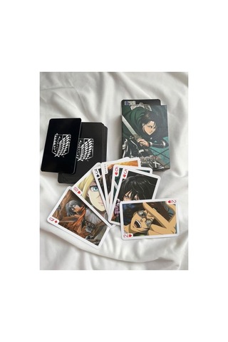 Anime Attack On Titan İskambil Poker Kartı