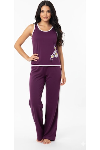 Senfoni Bayan Kolsuz Pijama Takımı 5324 Yeşil