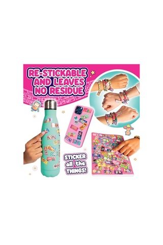 Sticki Rolls Sticker Kör Kapsül Bilezik Abanoz