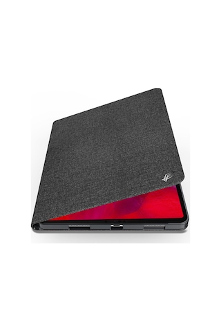 Apple Uyumlu iPad  Pro 12.9 2020 4.nesil Raptic Smartstyle Kalem Bölmeli Standlı Tablet Kılıf Siyah
