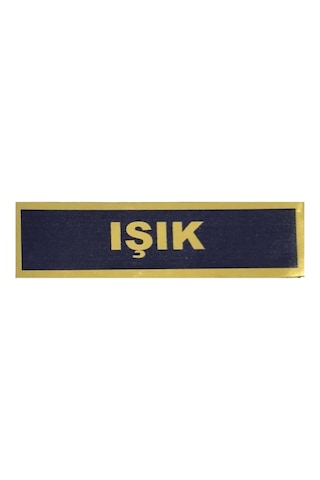 Pvc Jandarma Asayiş İsimlik -