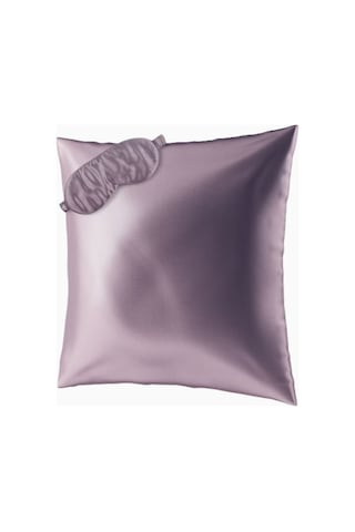 Aılorıa Beauty Sleep Seti, 100% Dut Ipeği Yastık Kılıfı 80x80 Ve Göz Maskesi Mor