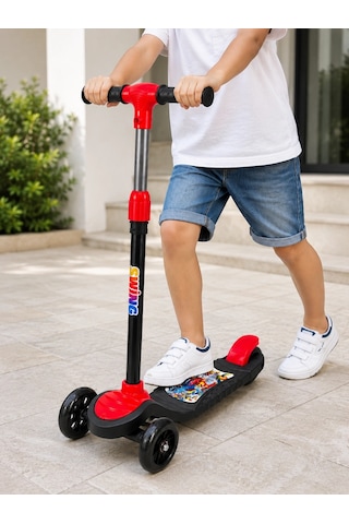 Mey İthalat Kız Ve Erkek Çocuk Scooterı 3 Tekerlekli Dengeli Ve Kolay Kullanımlı Skuter