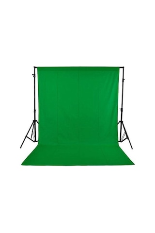 Fototek Chromakey Green Screen 2x3m Yeşil Fon Perde Greenbox