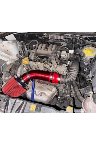 Fiat Egea 1.4 Benzinli Krom Borulu Spor Açık Hava Filtre Seti -boru Çapı 7,6cm-uzunluk 23cm