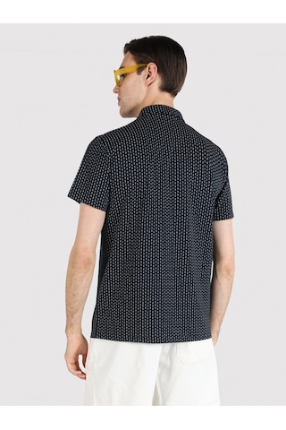 Colin'S Regular Fit Baskılı Lacivertvert Erkek Polo Yaka Kısa Kol Tişört Cl1064280_Q1.V1_Nav