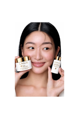 Lágus Gül Tozlu Cilt Yenileyici ve Ölü Deri Arındırıcı Yüz Peeling Seti