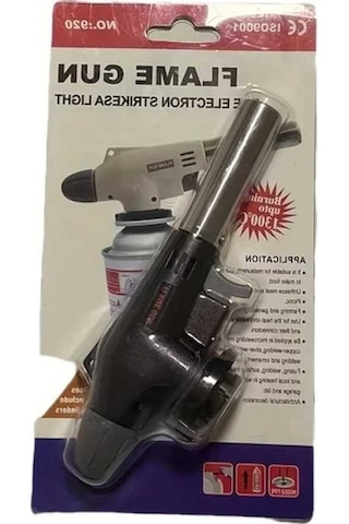 Trendooze Gaojunshop01 Kamp & Ev Gazlı Üfleç, Derin Alev Ayarı, Koyu Gri Koyu Gri