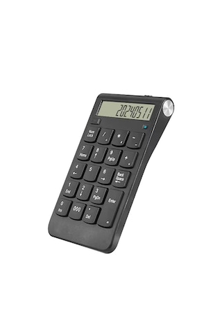 Cr43 2'si 1 Arada Kablosuz Bluetooth Ve 2.4 Ghz Bağlantı Nümerik Klavye Ve Hesap Makinesi Keypad Numlock Numped