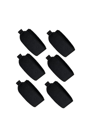 Dolıty 6 Adet Kayak Kayışları Bağlamalar Bağlantı Siyah Siyah