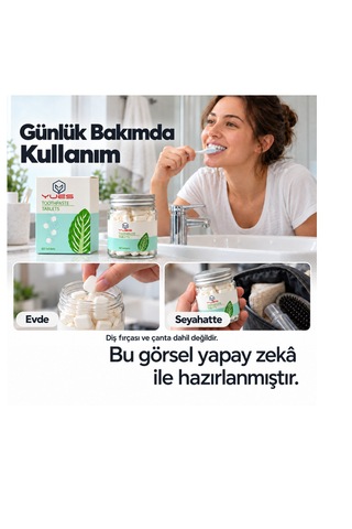 Yues Diş Macunu Tableti 60 Çiğnenebilir Tablet Gs-009m