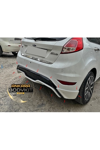 Fiesta St Arka Tampon Eki - Plastik - Boyasız