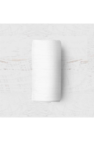 Maki %100 Pamuklu Beyaz 100X200 Tek Kişilik Lastikli Çarşaf Takım