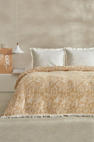 Karaca Home Bouquet Çift Kişilik Müslin Pike Sarı 200.22.11.0299