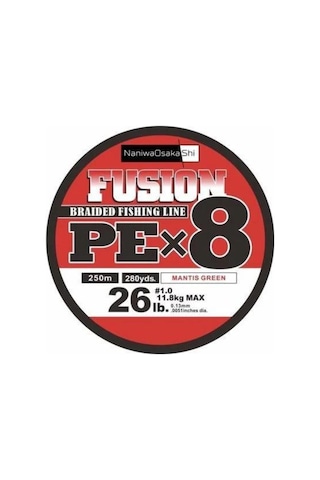 Fusion 8x Pe 250 Mt Ip Misina 0.13mm