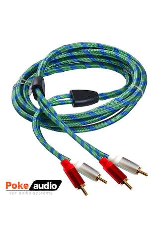 Anfi Kablosu 2rca 2rca 5mt 1.kalite Poke Pk-6787 Anfi Kablosu 2rca 2rca 5mt 1.kalite Poke Pk-6787