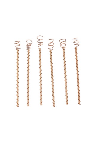 Suofeng 6 Adet Elektrokültür Bitki Direnci - 25.4cm Armut Ağaç Ve Bakır Sarma - Bahçe Sebze Çiçek Büyüme Stimülatörü