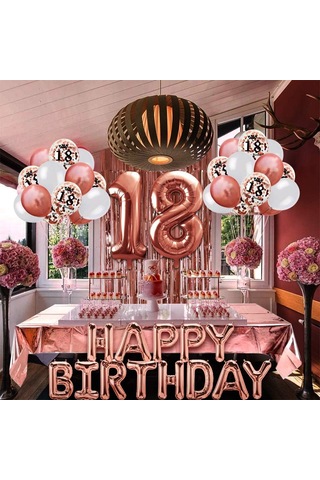 18 Yaş Gül Altın Doğum Günü Süsü, Doğum Günü Afişi, O Diğer