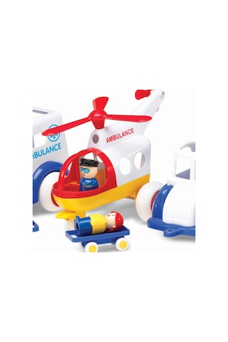 Viking Toys Acil Kurtarma Taşıtları 5 Parça