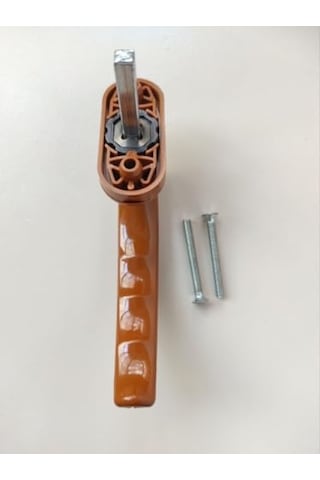 Pvc Pimapen Pencere Kolu Balkon Sürme Kapı Kolu 1, Açık Kahve Genel